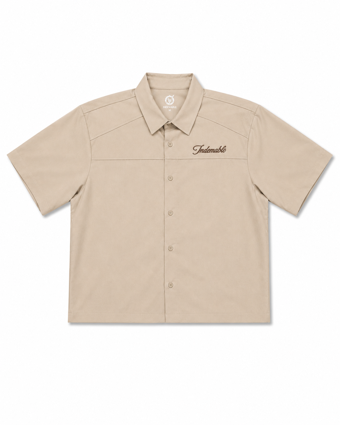 Coordinato Oversize Ricamo Indomable Marrone