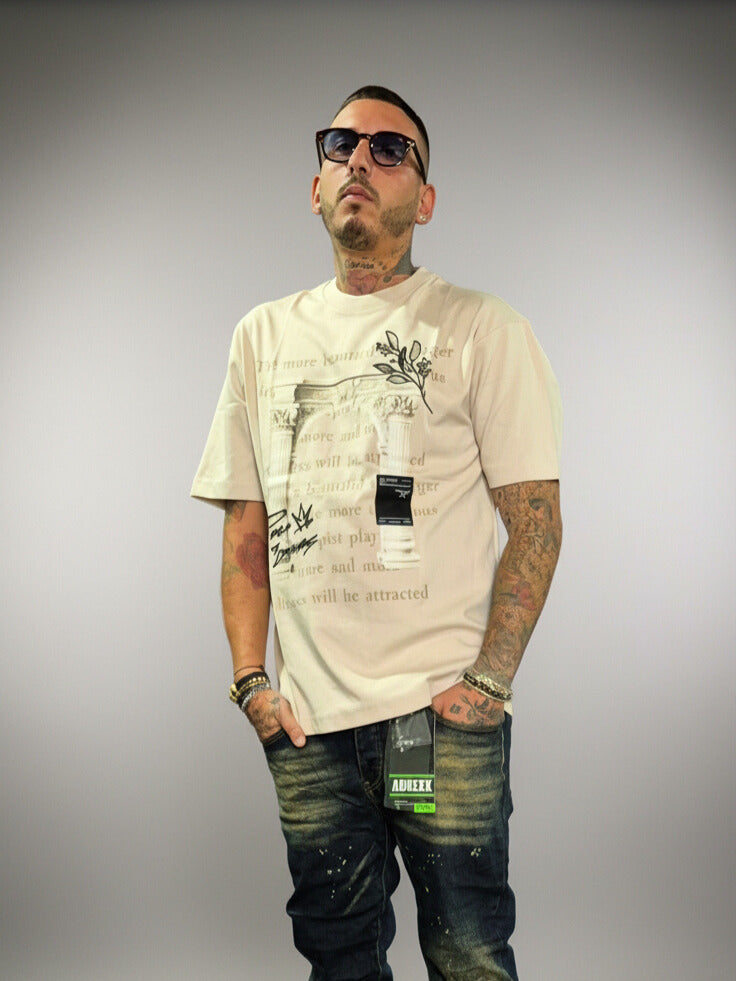 TSHIRT BEGIE- Disponibile solo in Xxl