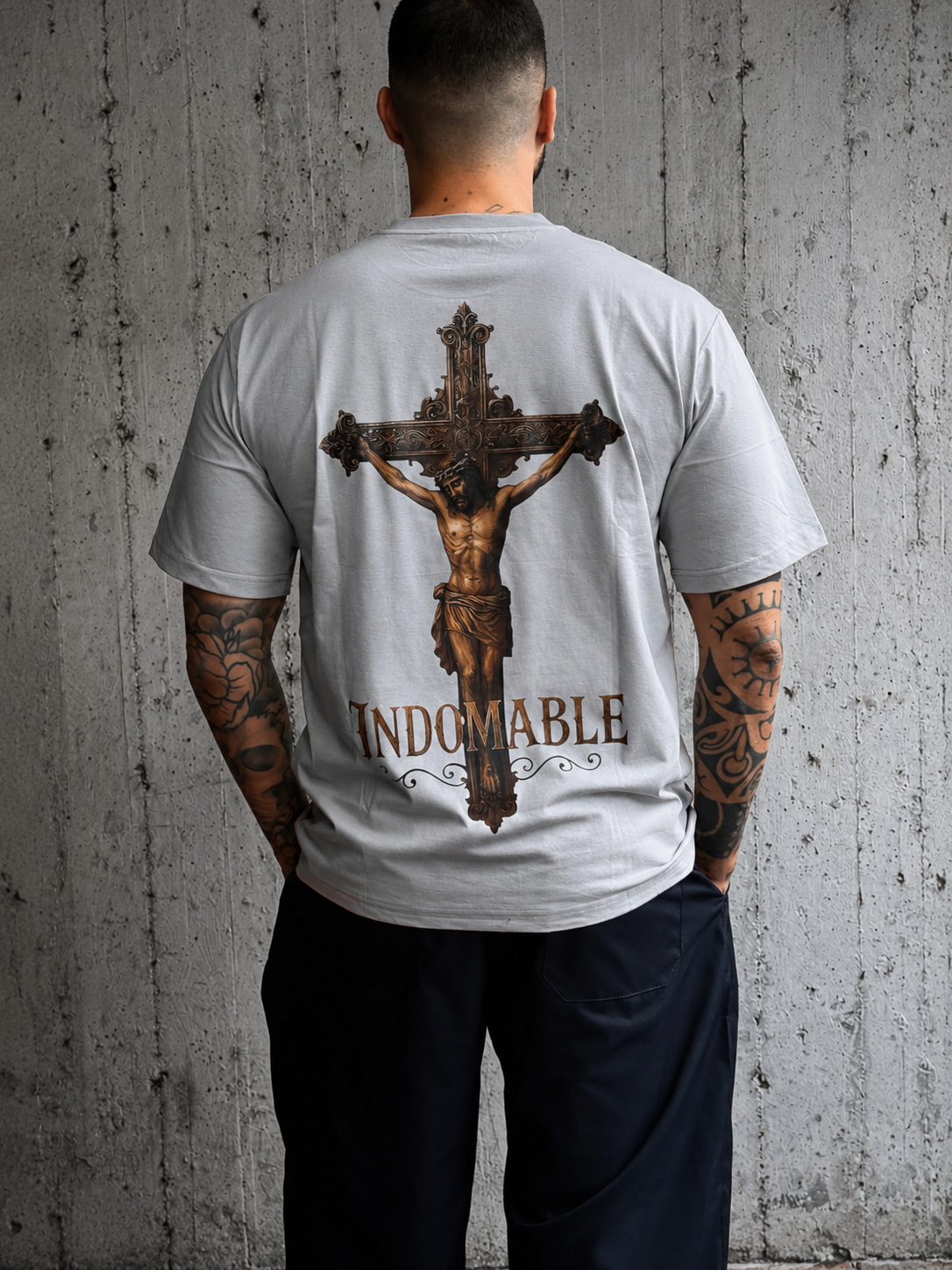 Indomable Crucifix Oversize T-Shirt