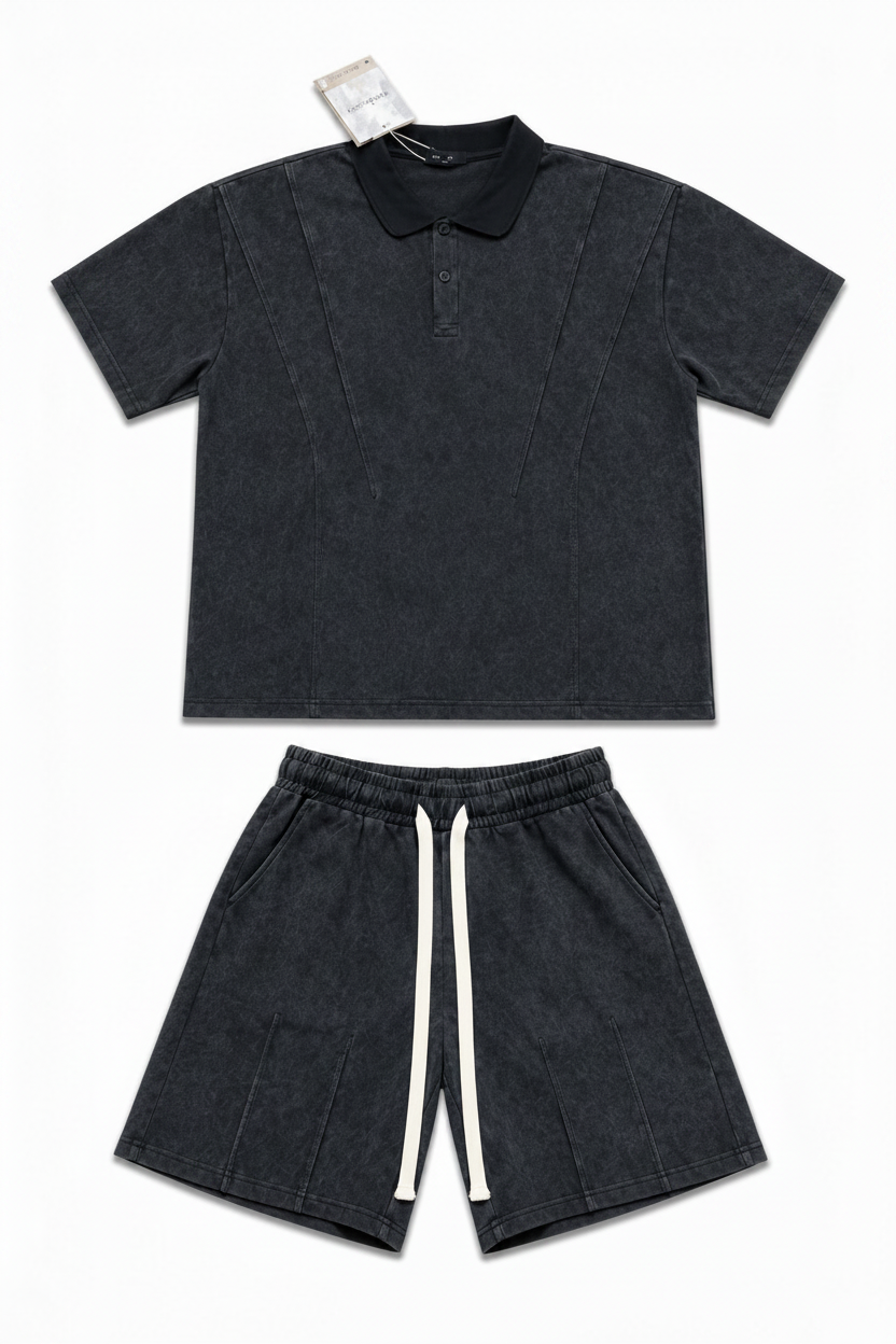 set Polo Washed