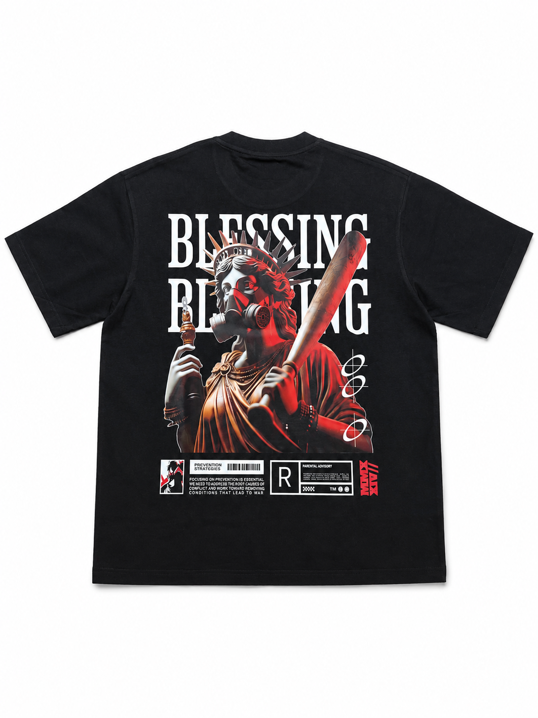 Blessing Before War Oversize T-Shirt