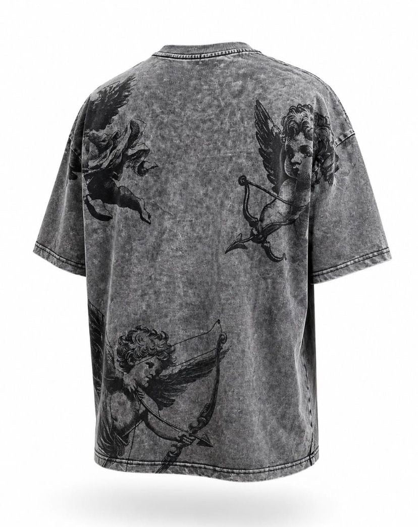 T-Shirt Oversize Angel Washed