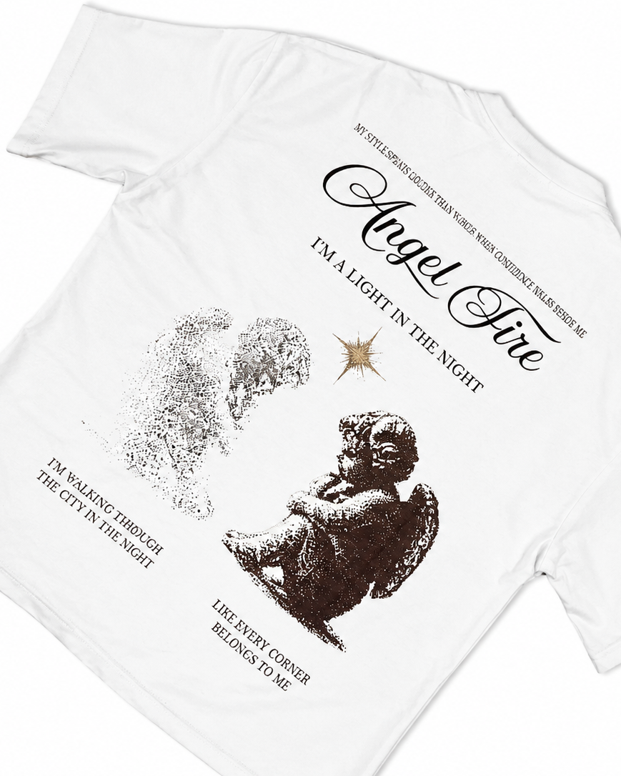 T-Shirt Oversize Angel Fire