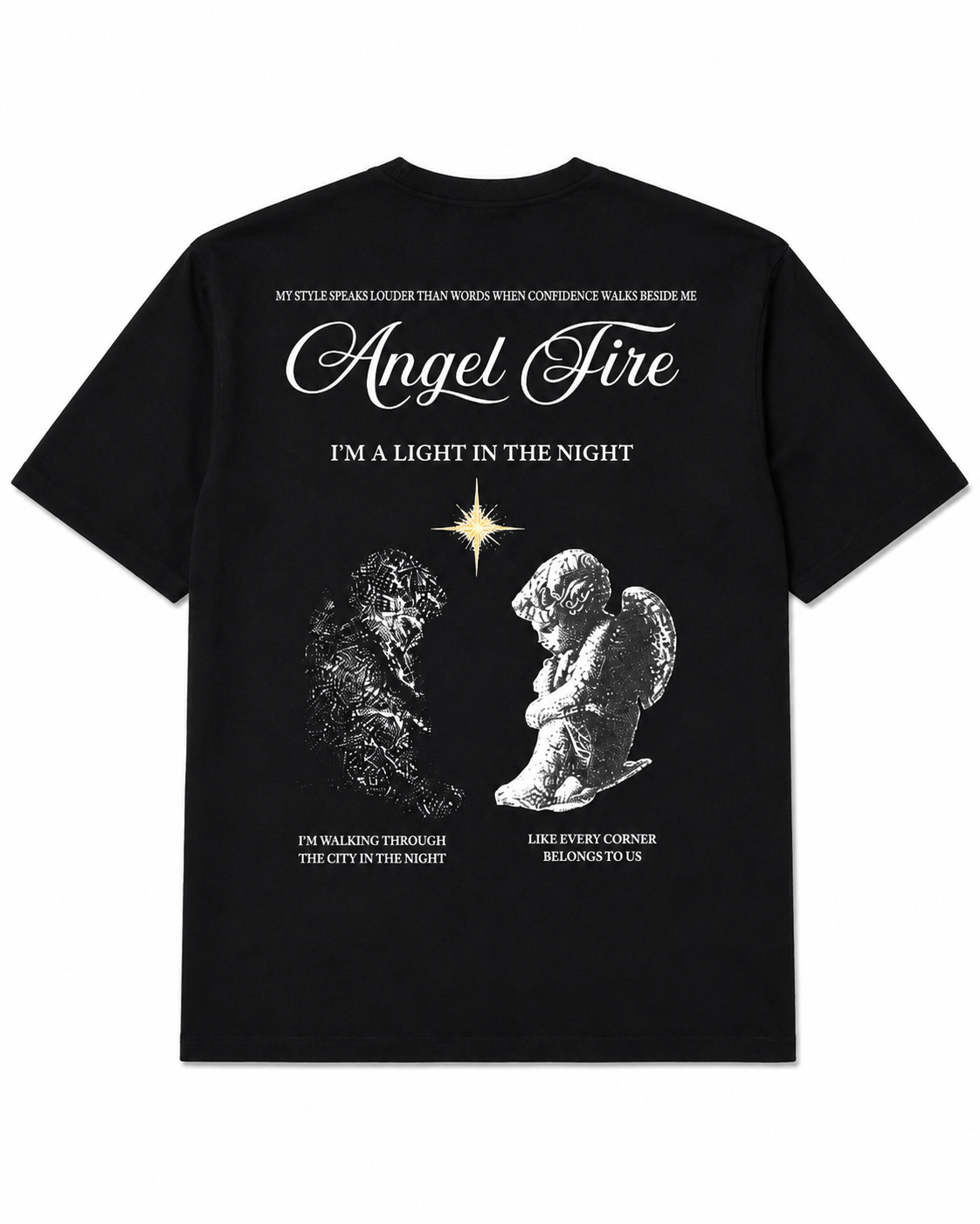 T-Shirt Oversize Angel Fire