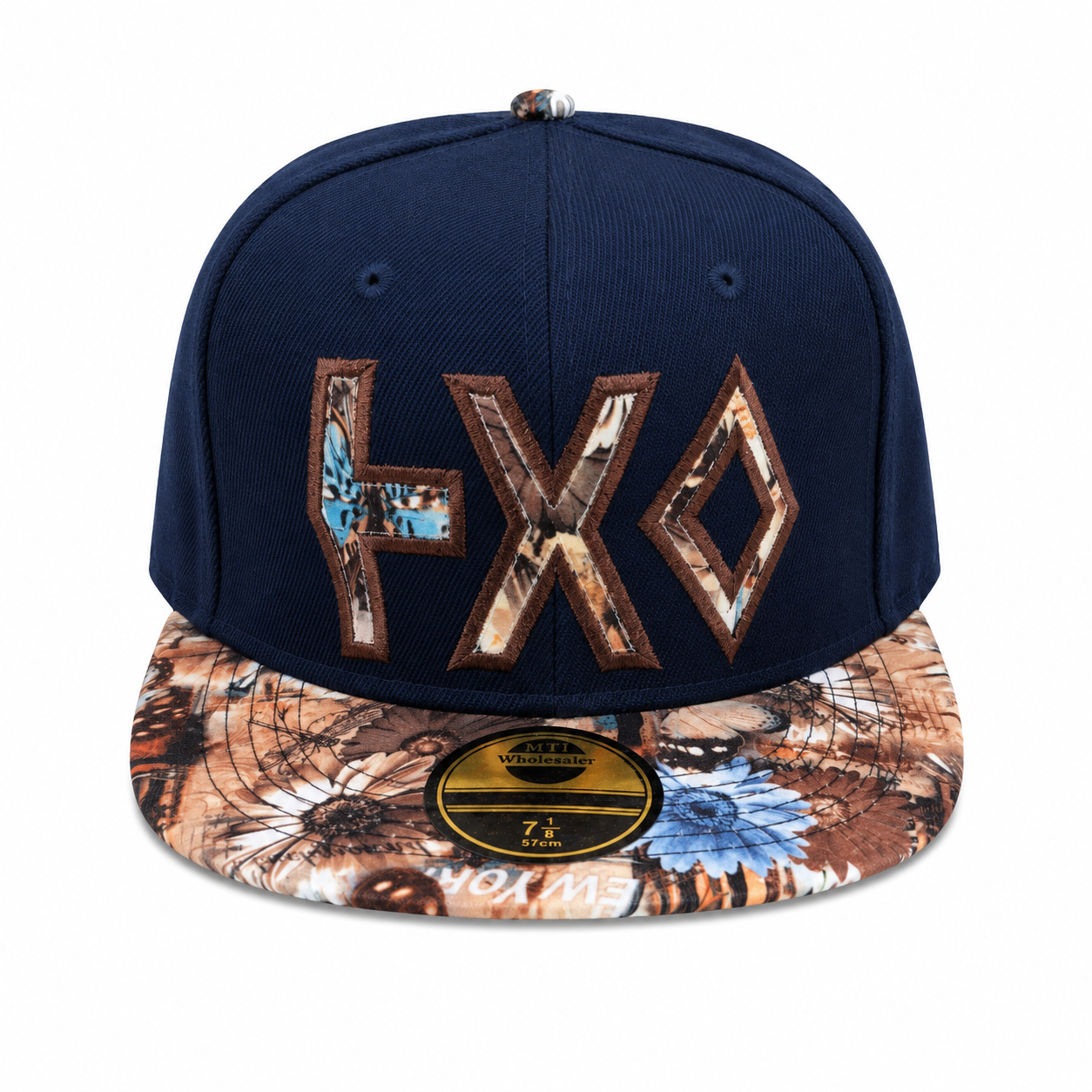 Cappello Navy Embroidered