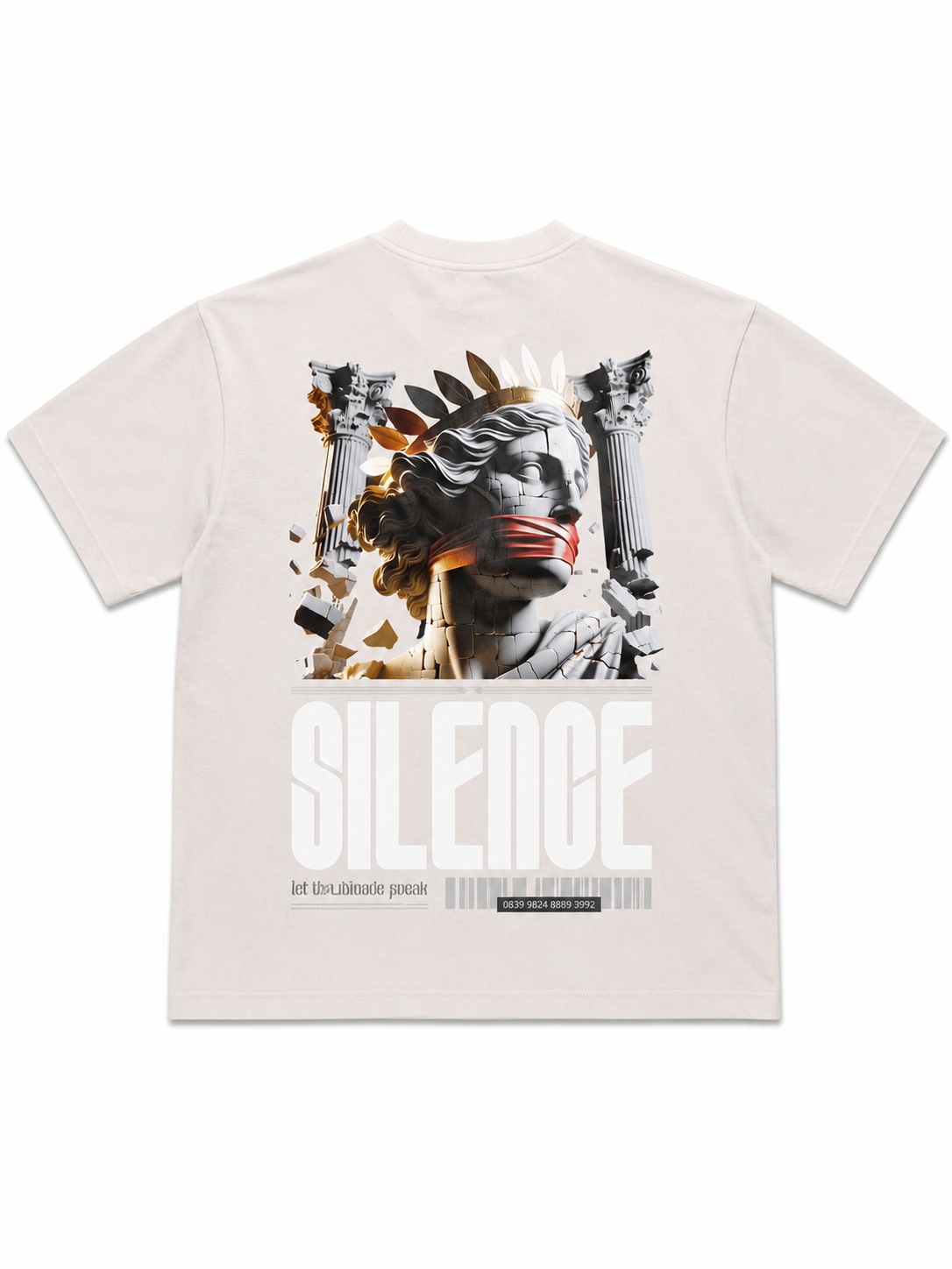 Silence Oversize Graphic T-Shirt