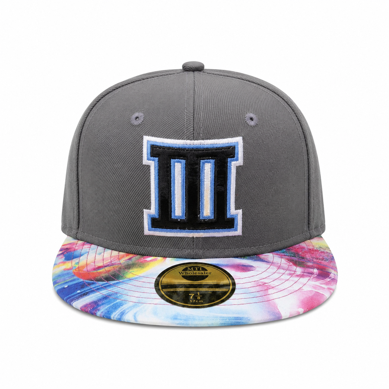 Cappello Charcoal Embroidered
