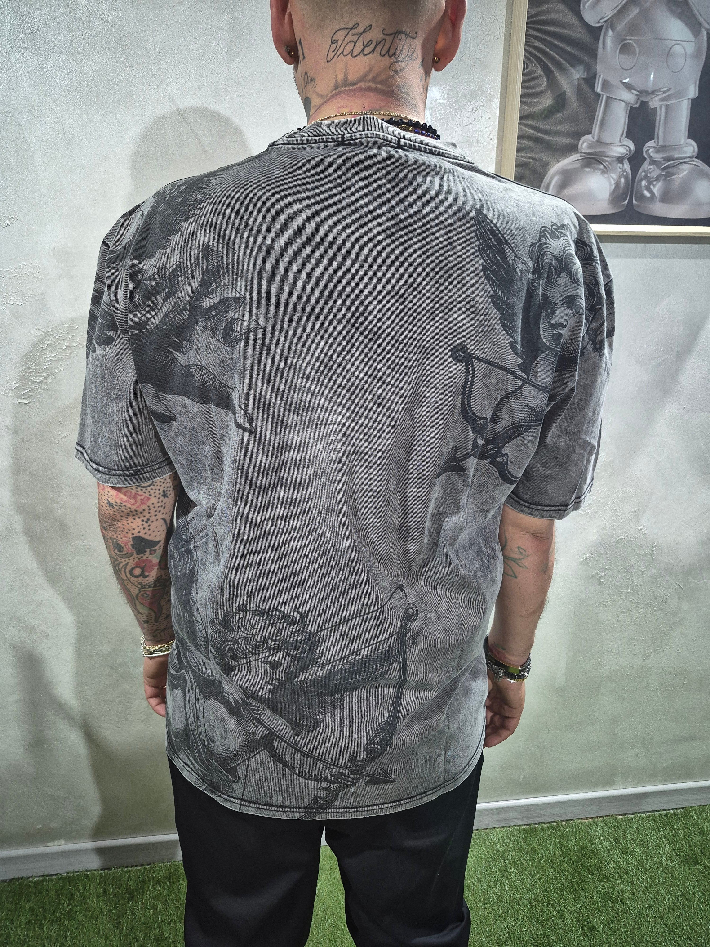T-Shirt Oversize Angel Washed
