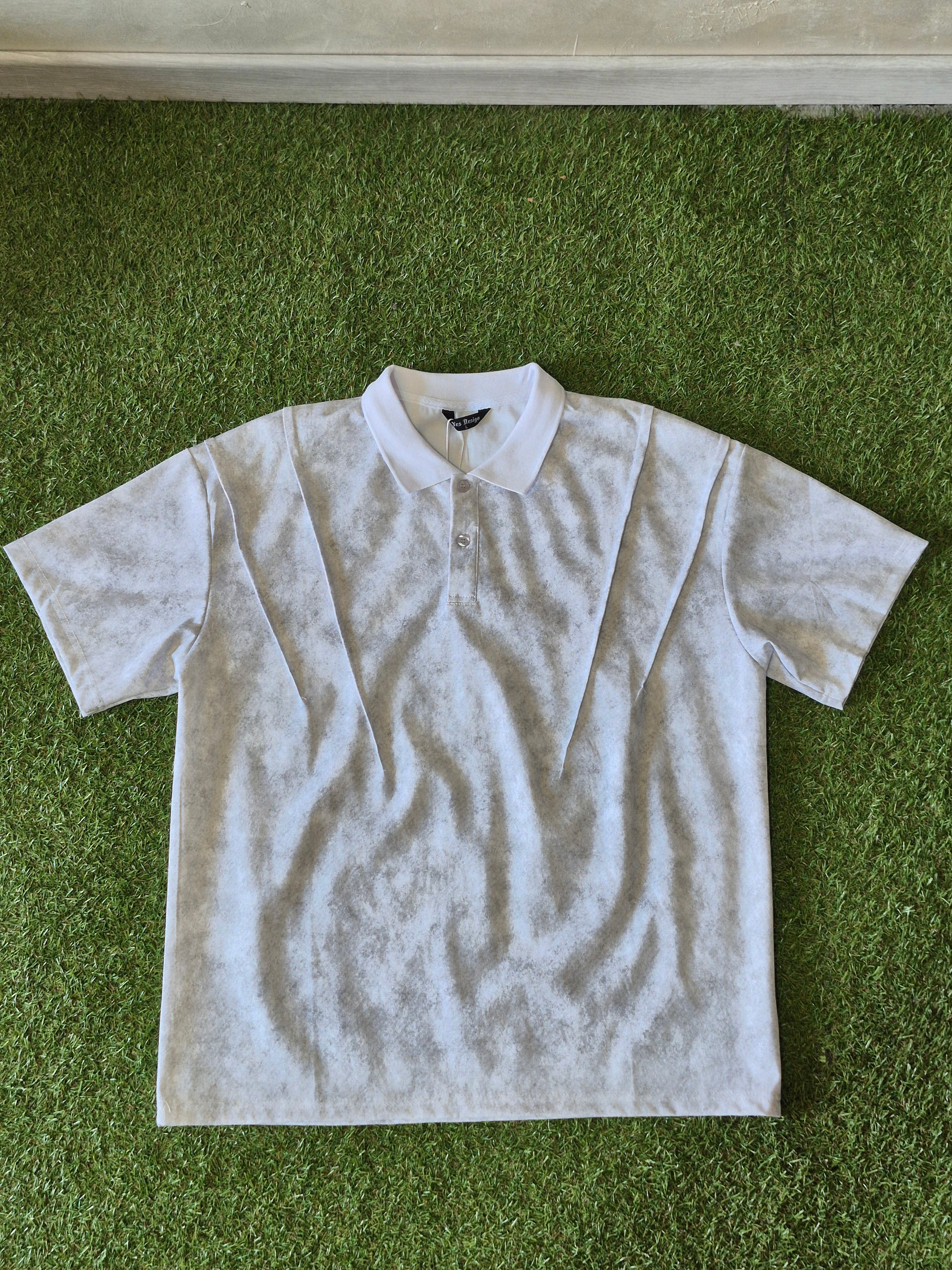 Polo Essential Washed – Bianco / Nero / Grigio