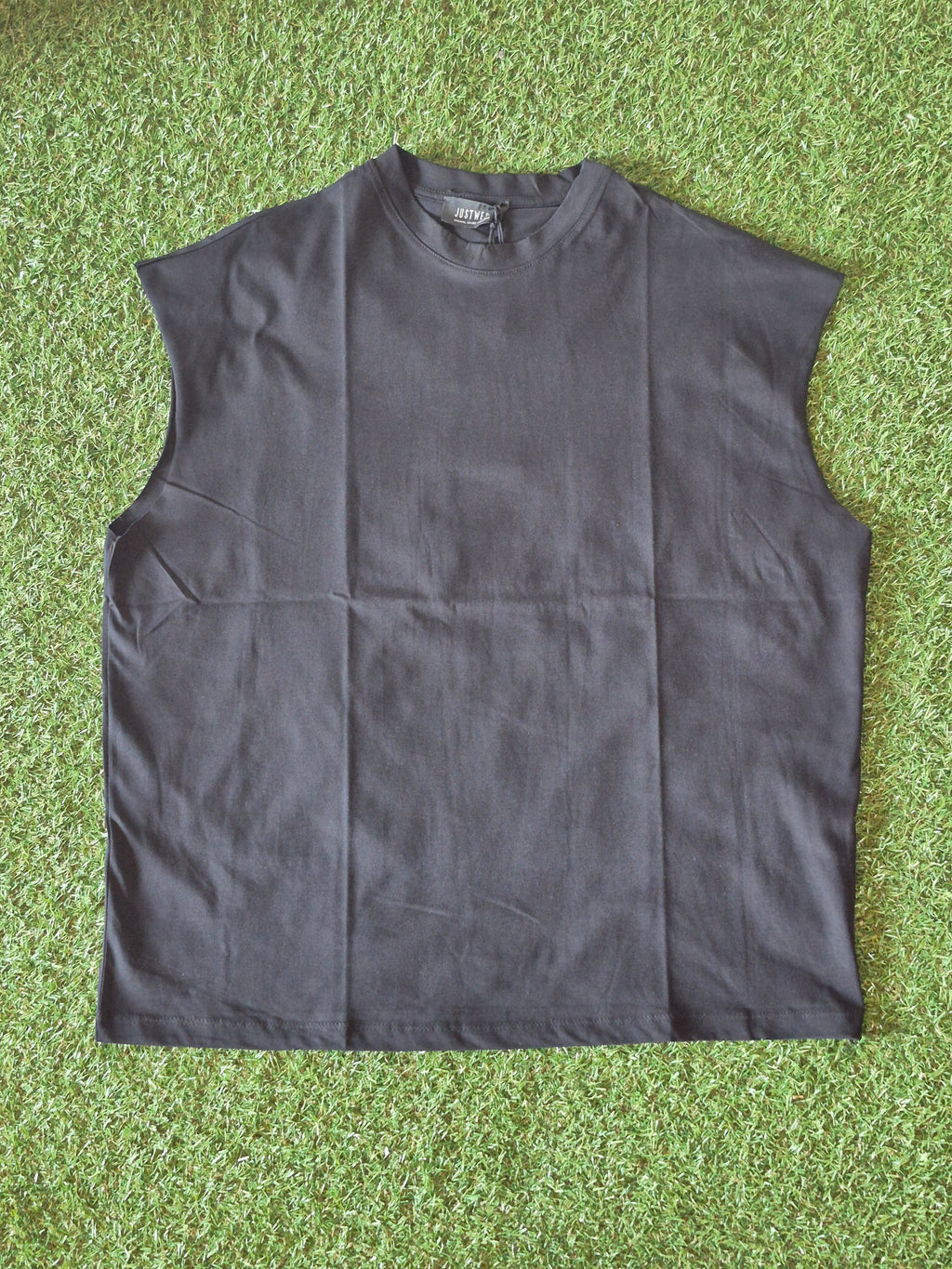 Canotta Oversize Prayer Cross Unisex | Bianca e Nera