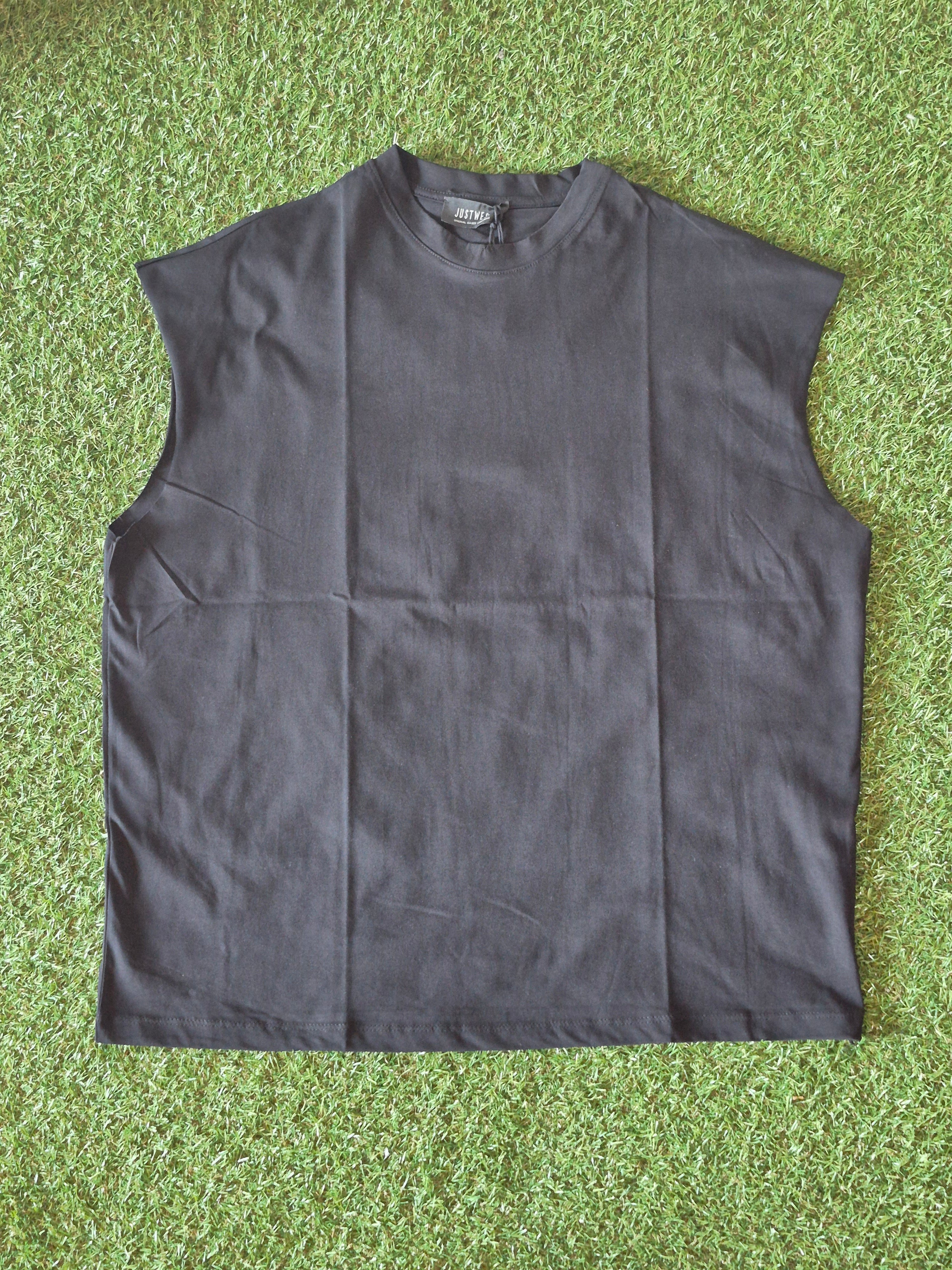 Canotta Oversize Prayer Cross Unisex | Bianca e Nera