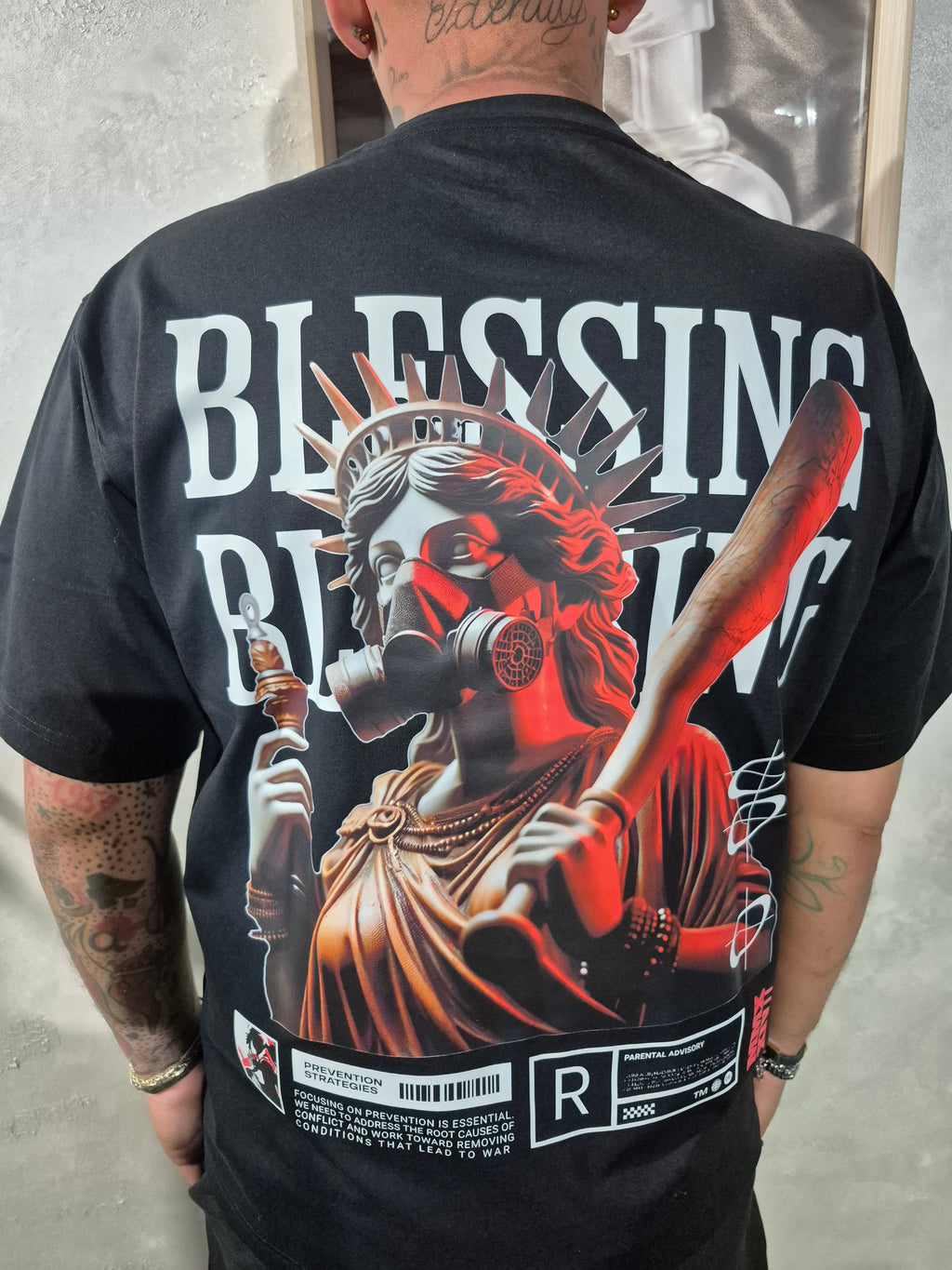 Blessing Before War Oversize T-Shirt