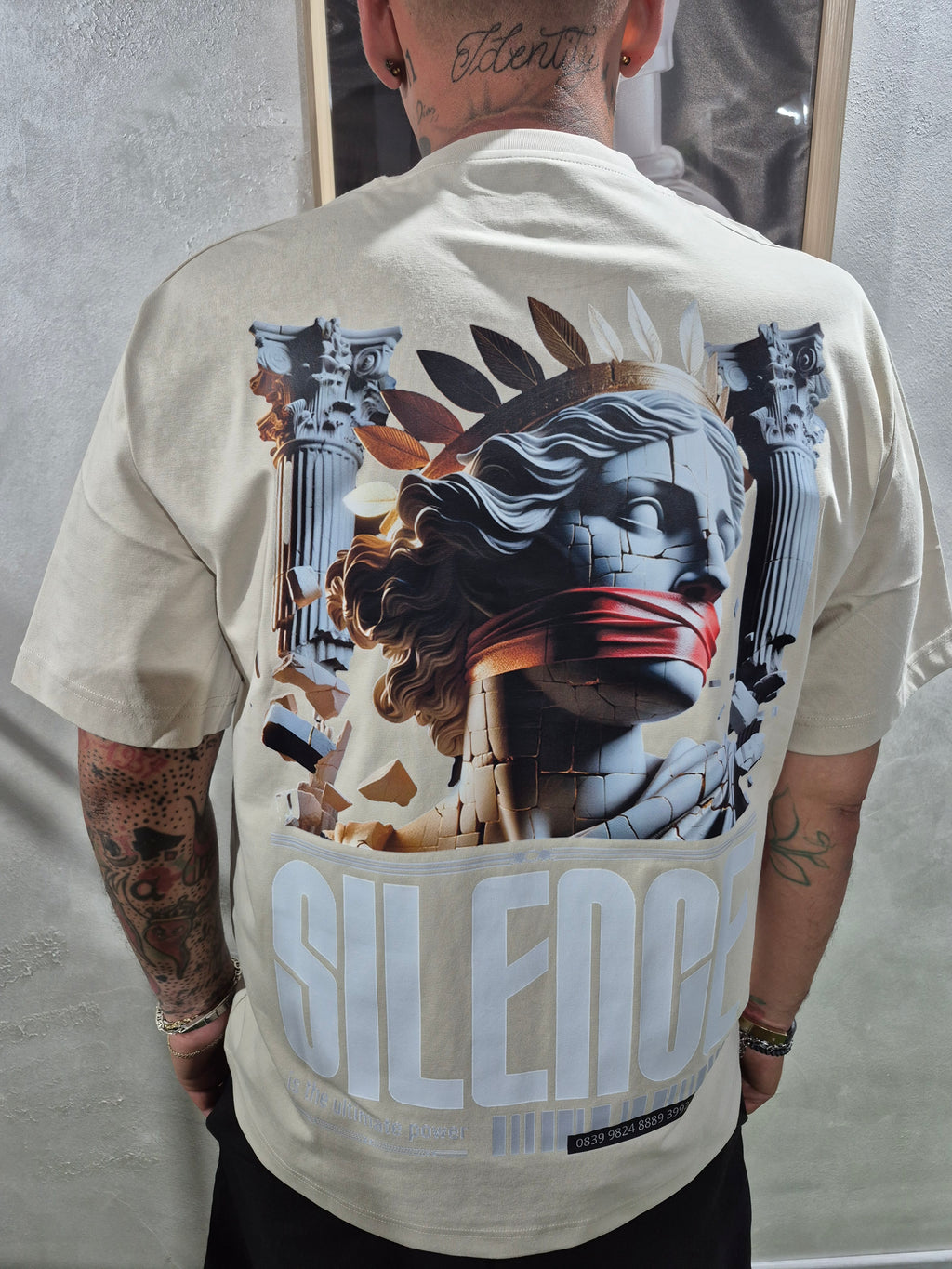 Silence Oversize Graphic T-Shirt