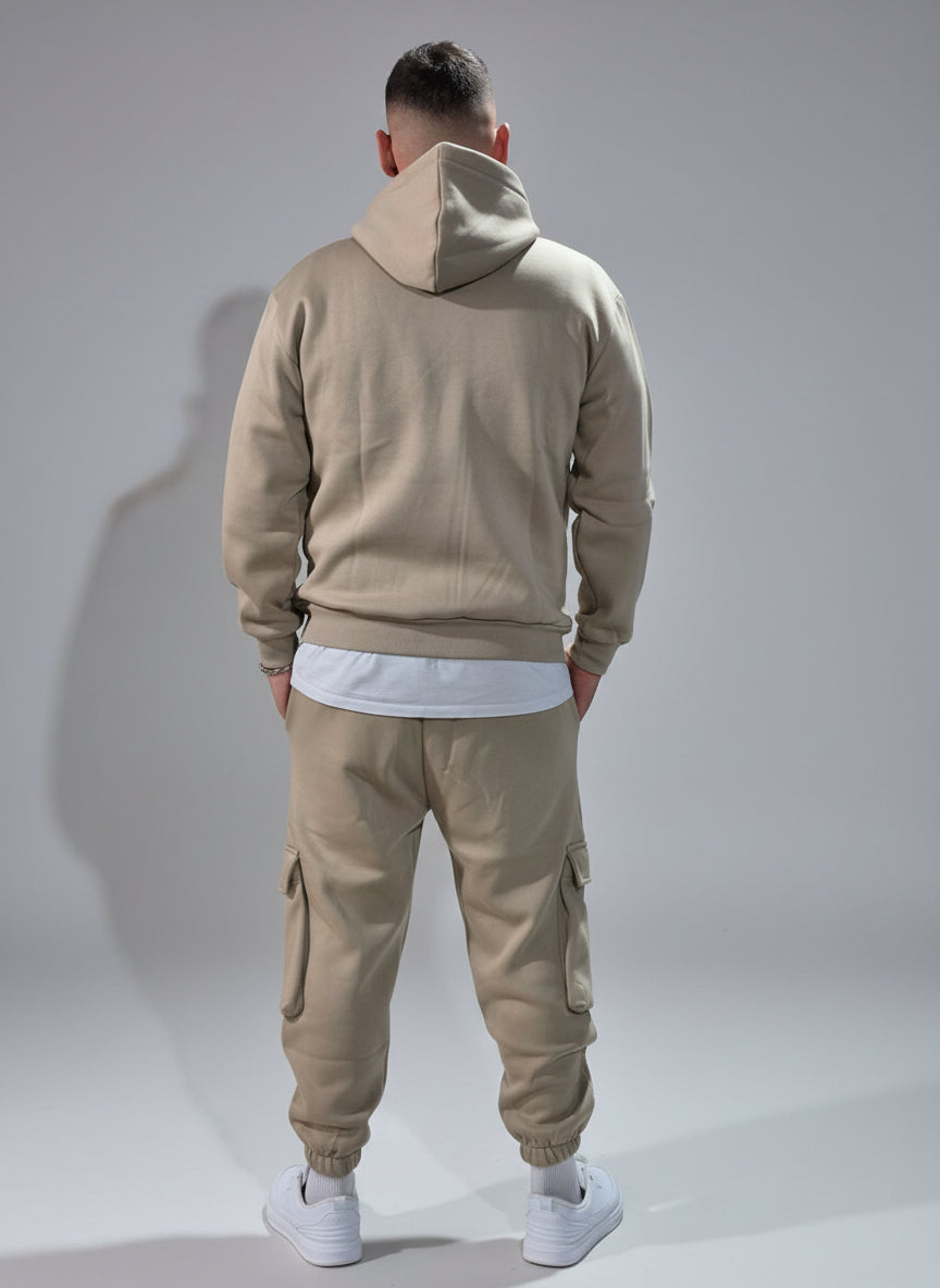 Tuta Cargo/Beige-Nera