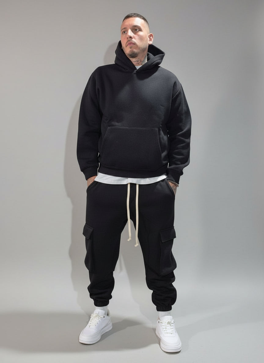 Tuta Cargo/Beige-Nera